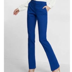 Express Columnist pants, blue, 12R boot cut pants/ 12 regular straight leg pants